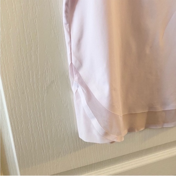 ATHLETA TOP, Size LP, Light Pink Cadence Short Sleeve Athleisure Tee, Excellent. - Picture 5 of 11